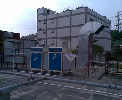 塑料橡胶制品行业废气净化工程